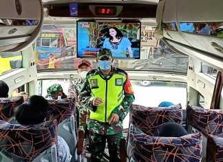 Perang Lawan COVID 19, Dishub Kota Bekasi Sosialisasi Kewaspadaan COVID 19 di Terminal Bekasi (instagram @dishubbekasikota)