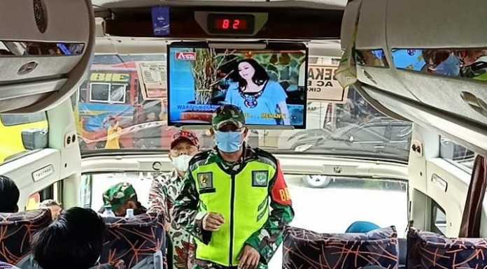 Perang Lawan COVID 19, Dishub Kota Bekasi Sosialisasi Kewaspadaan COVID 19 di Terminal Bekasi (instagram @dishubbekasikota)