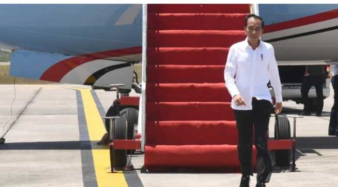 Perang Lawan COVID 19, Presiden Jokowi Tinjau Pembangunan RS Darurat di Pulau Galang