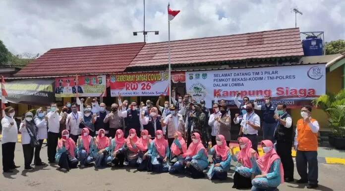 Ibu-ibu Penggerak Ketahanan Pangan Keluarga RW 026 Kelurahan Pejuang Kecamatan Medan Satria Kota