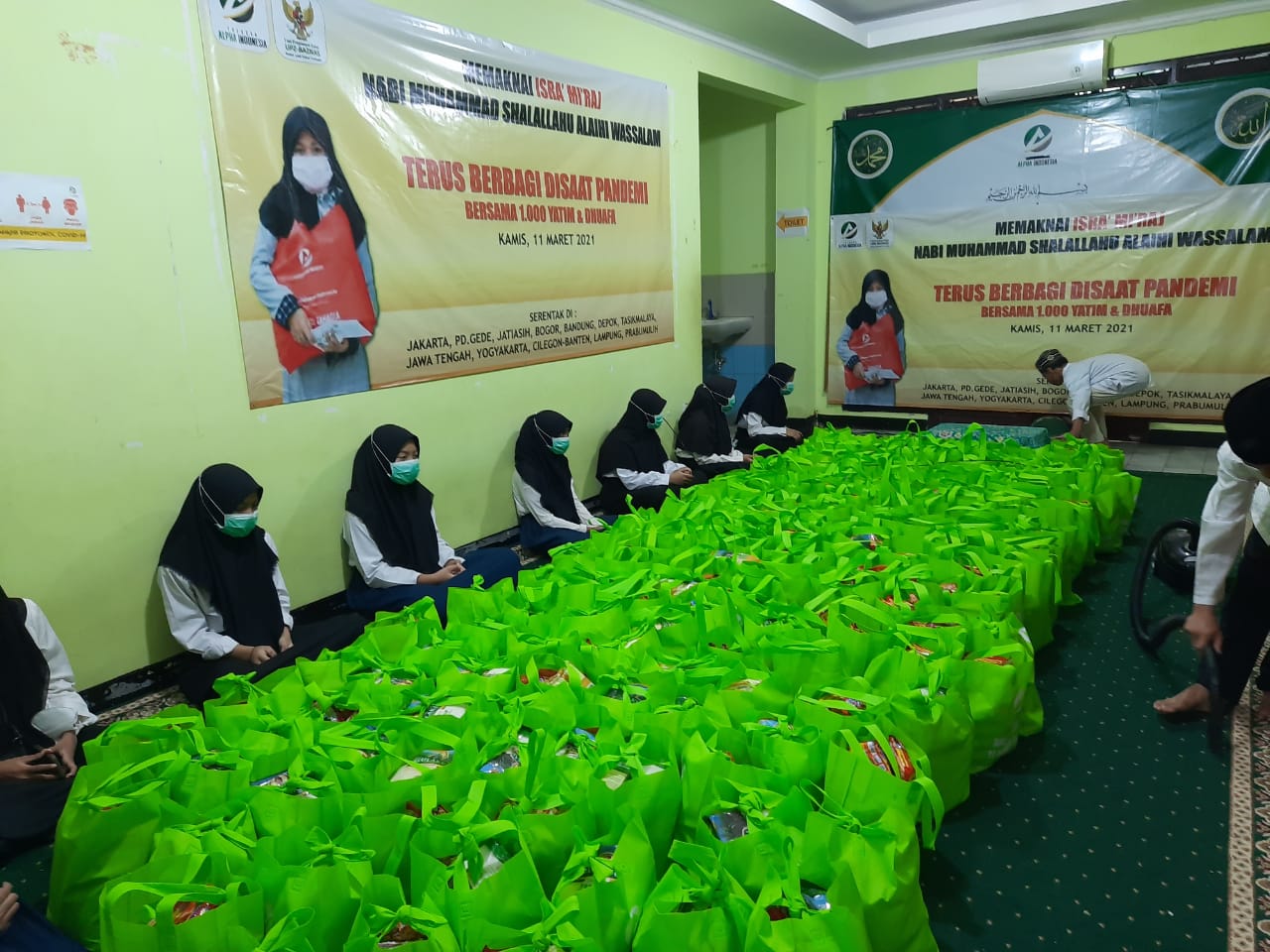 Sarah KDI 2020 Hadiri Event Santunan 1000 Yatim dan Dhuafa di Pelosok Negeri